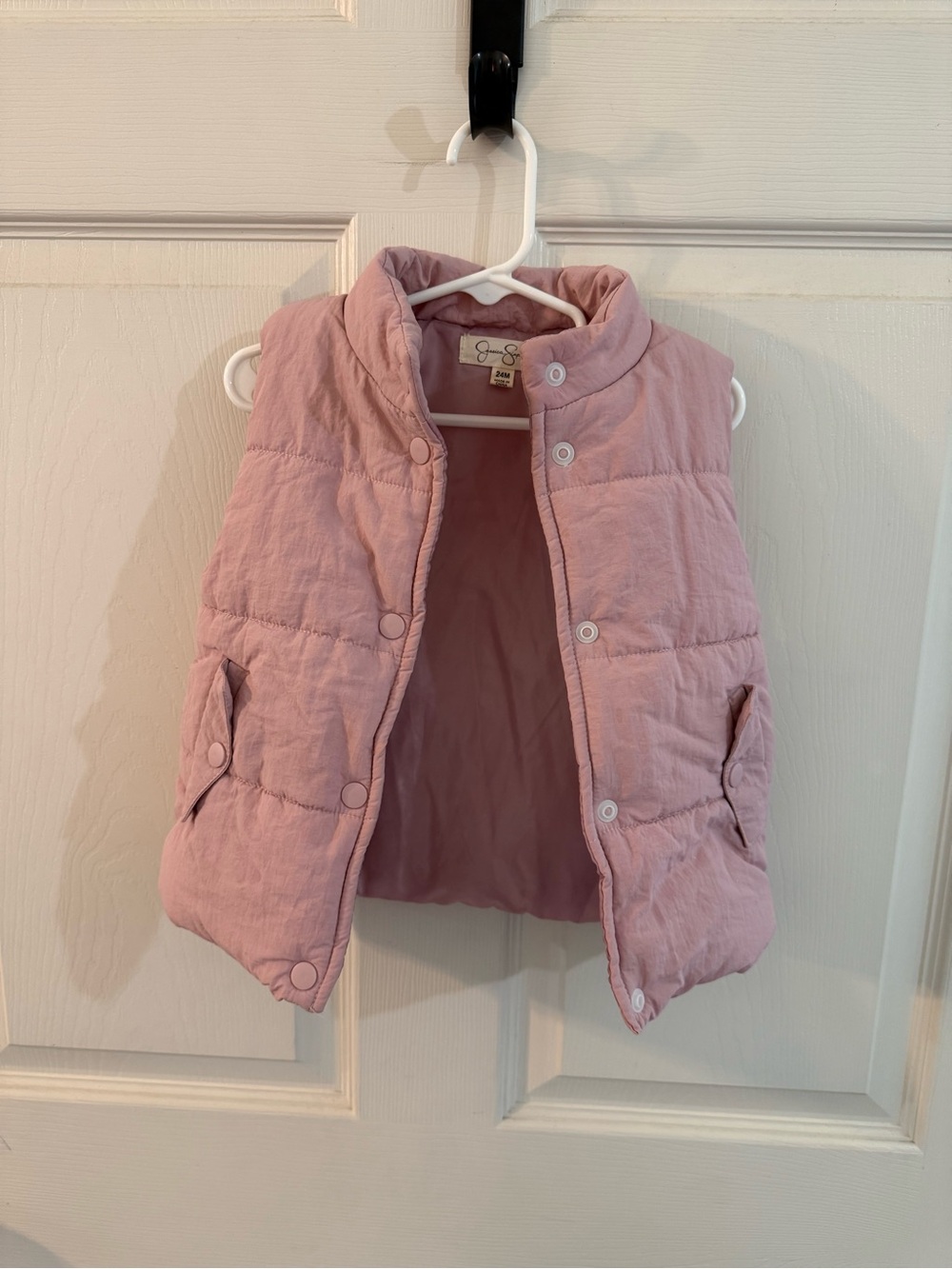 Jessica Simpson Toddler Dusty Pink Quilted Puffer Vest